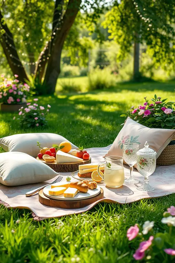 memorable garden picnic celebration