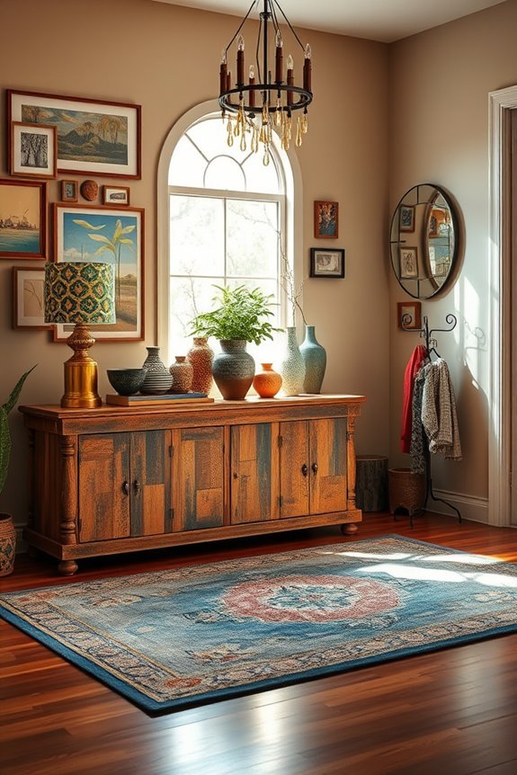 memorable personalized entryway design