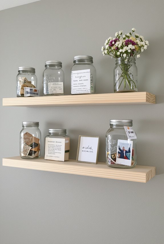 memory jar display ideas
