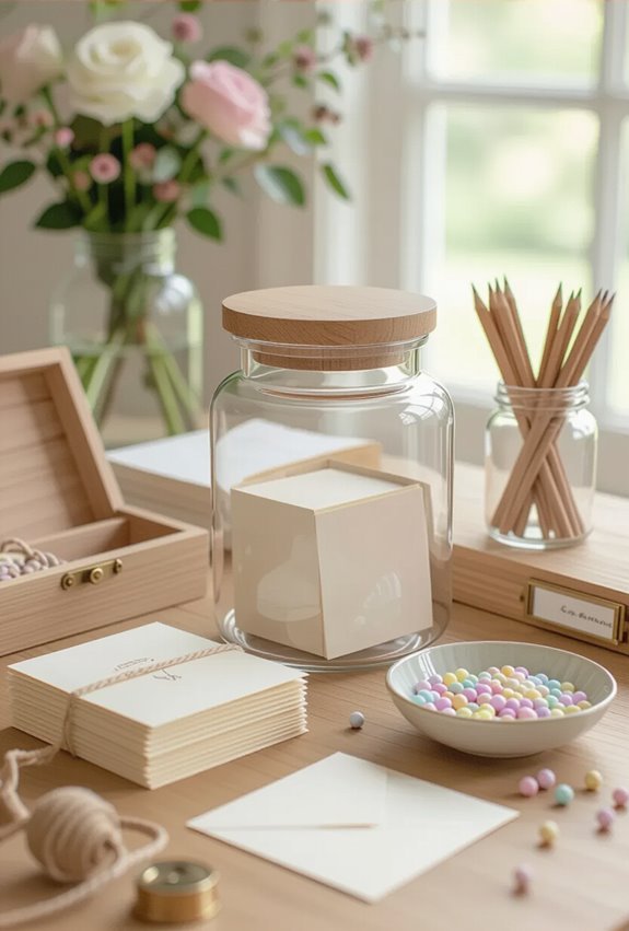 memory jar keepsake station