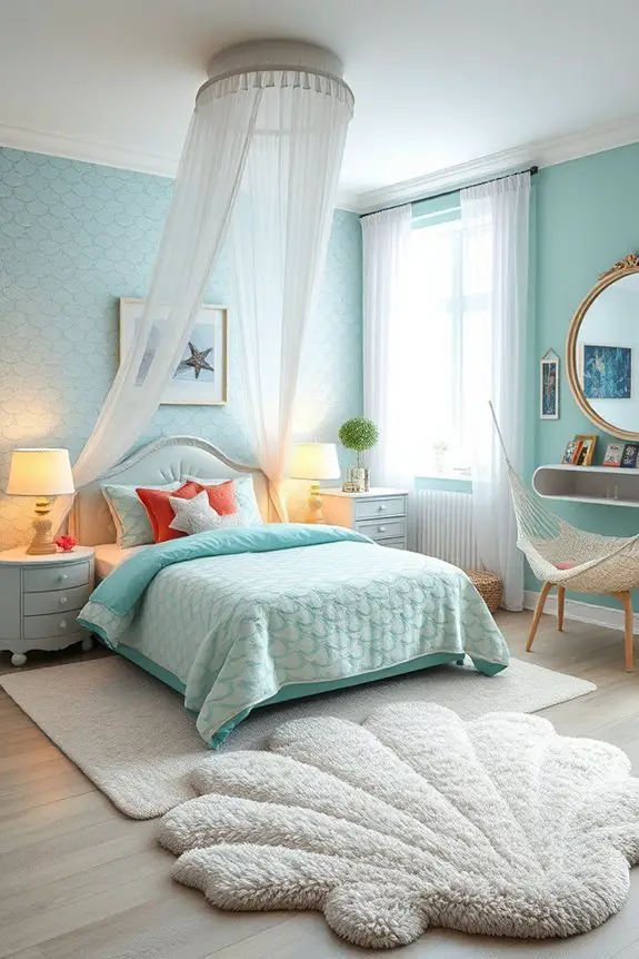 mermaid inspired underwater paradise