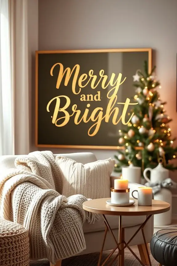 merry and bright decor