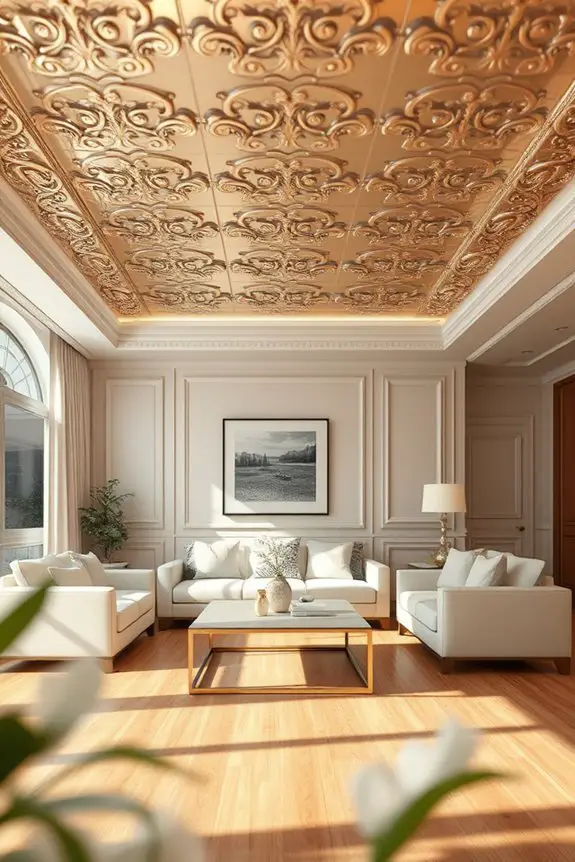 metal ceiling tile designs