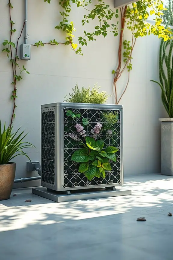 metal mesh plant cover