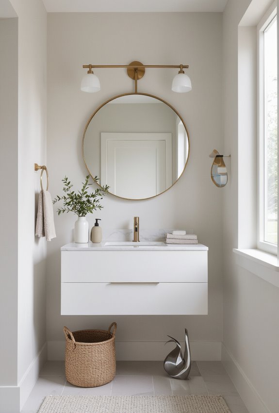 metallic accents amplify light