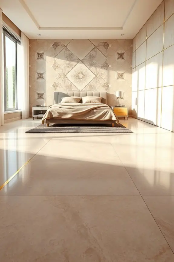 metallic accents for elegance