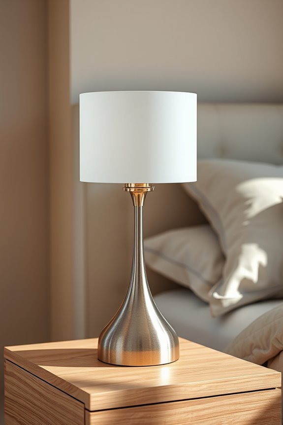 metallic elegance for bedrooms