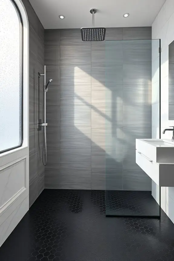metallic finishes for bathrooms