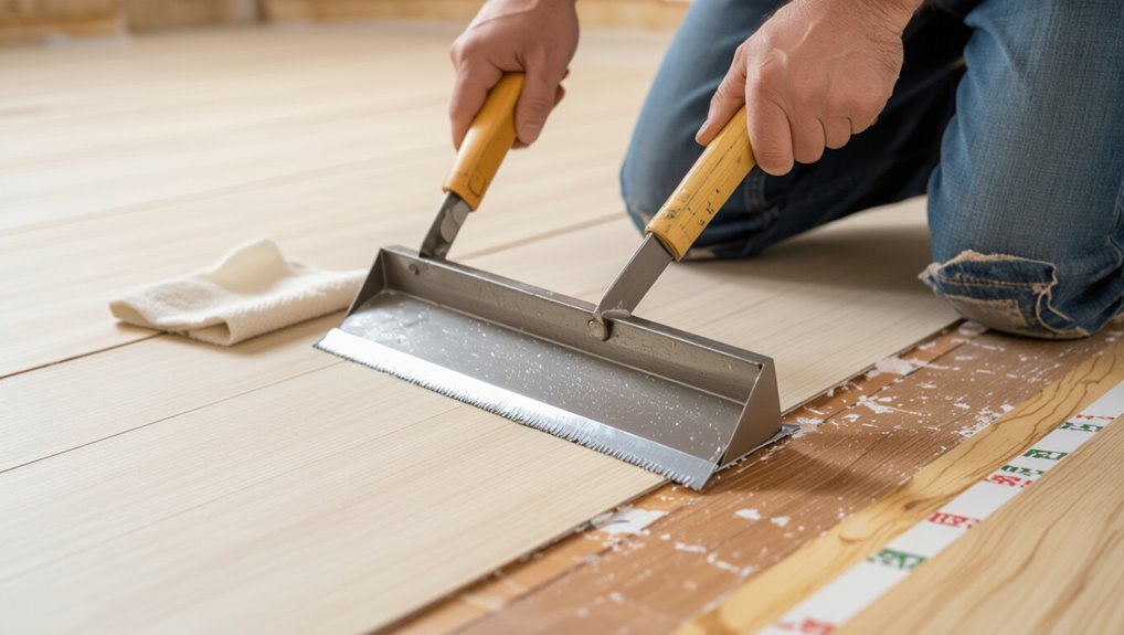 methodical scraping and prying