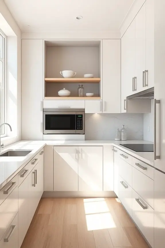 microwave integration in kitchens
