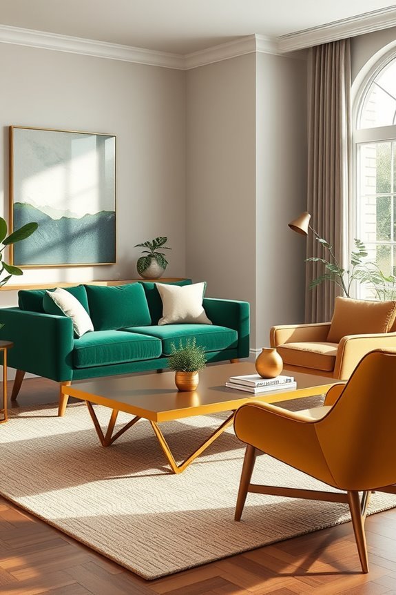 mid century modern elegance infused