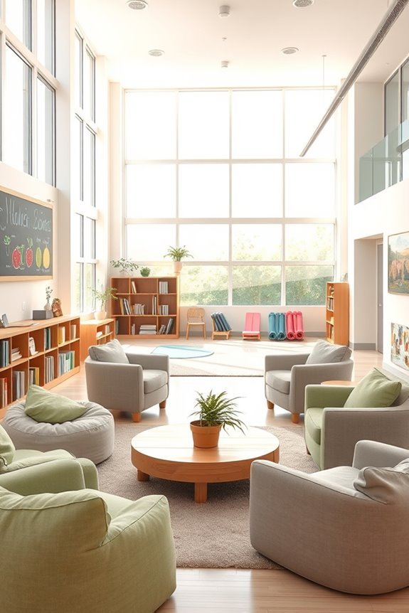 mindfulness and movement spaces