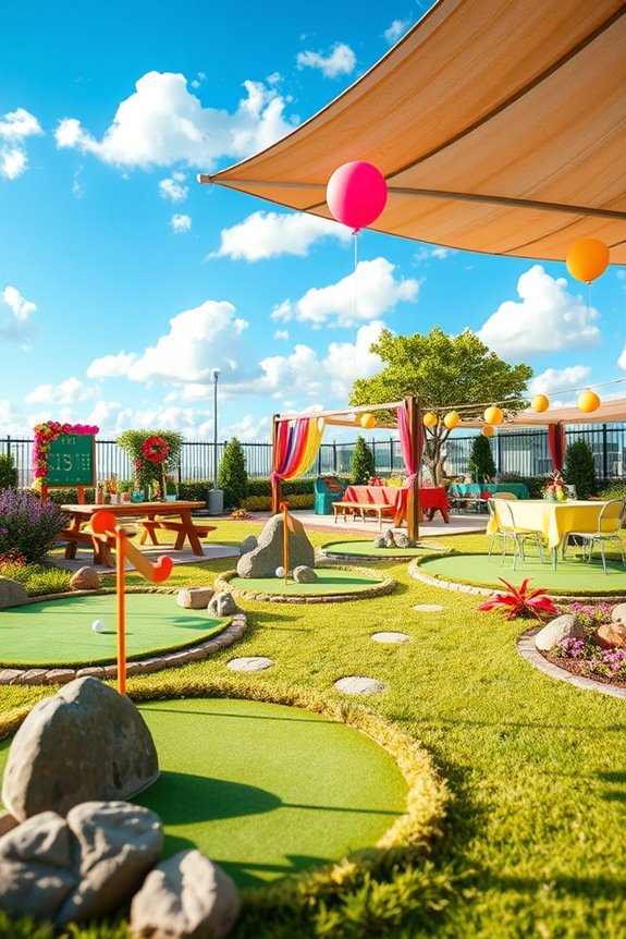 mini golf birthday tournament