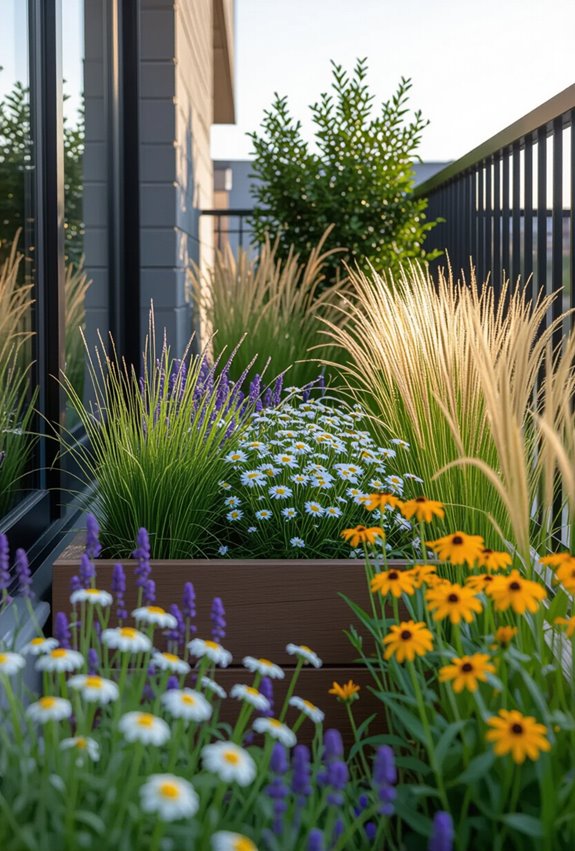 mini meadow balcony garden