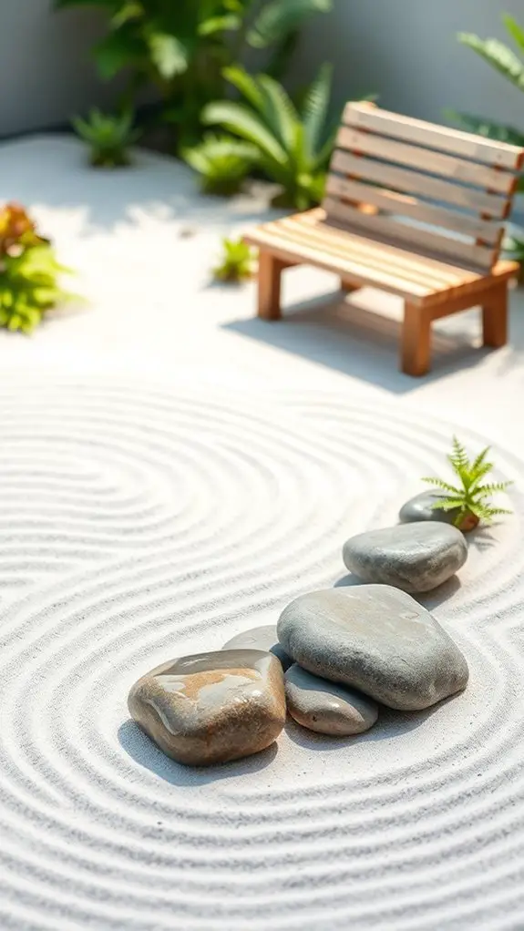 mini zen garden retreat