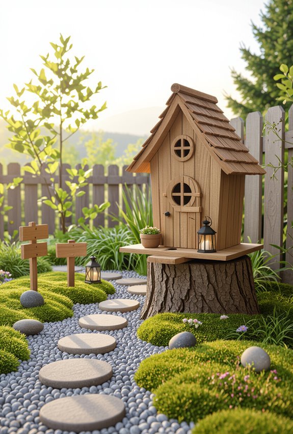 miniature fairy garden trail