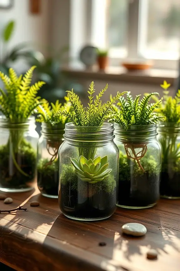 miniature indoor garden creativity