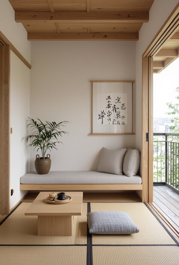 minimal japanese zen retreat