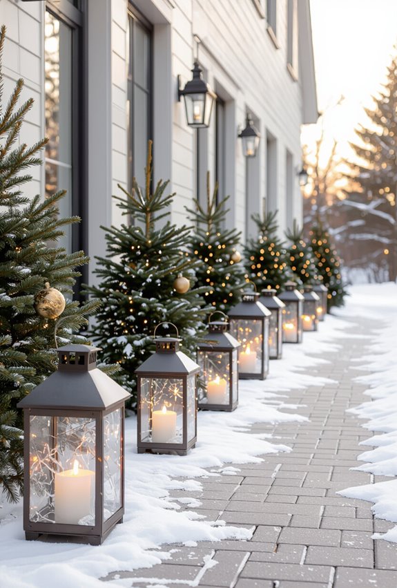 minimal scandinavian ice lanterns