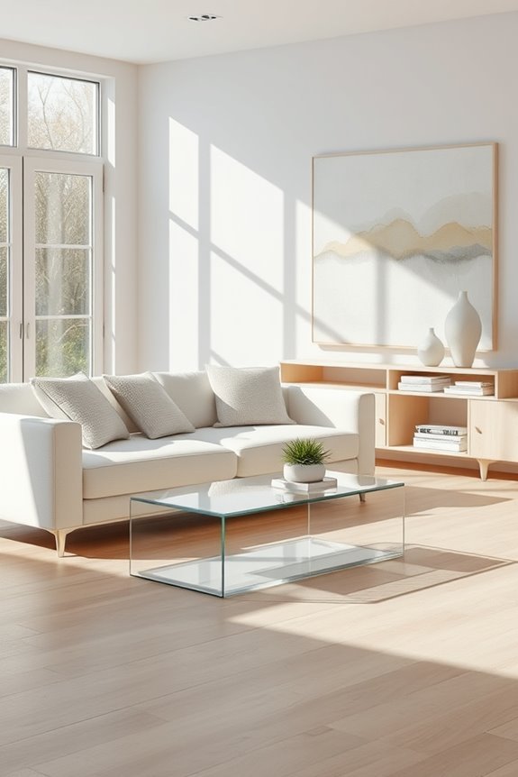 minimalism creates serene spaces