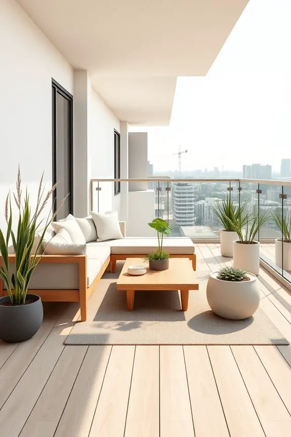 minimalist balcony design essentials