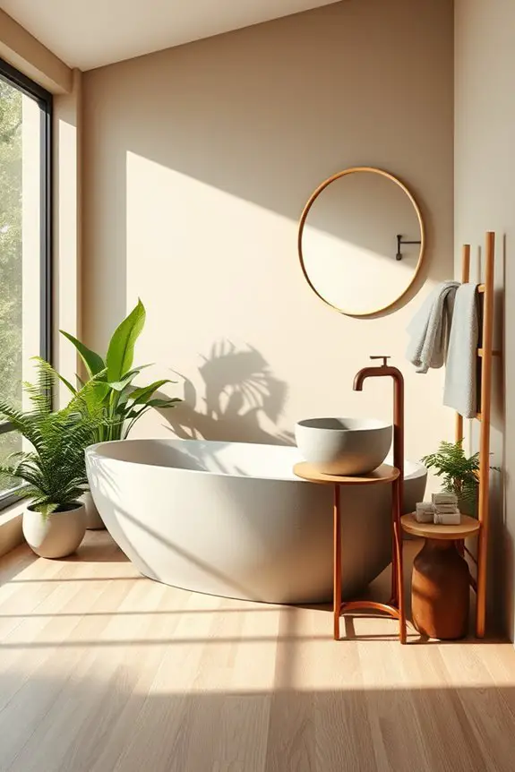 minimalist bathroom design tranquility