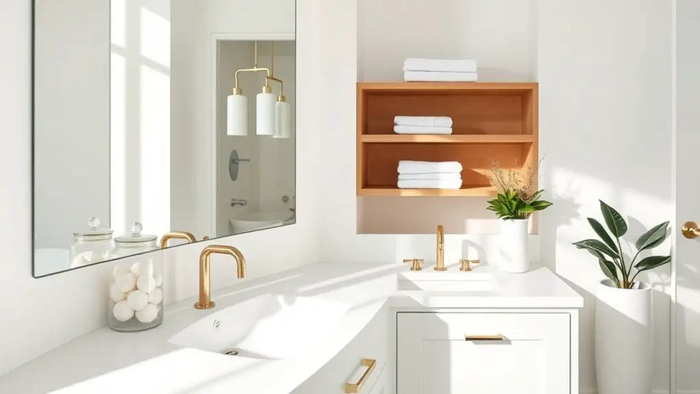 minimalist bathroom organization tips