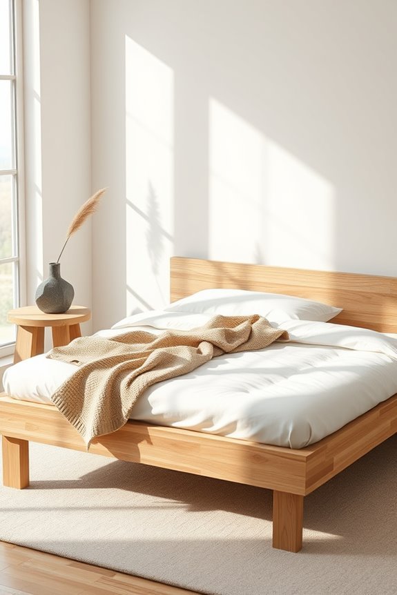 minimalist bed frame elegance