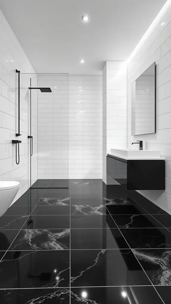minimalist black and white elegance