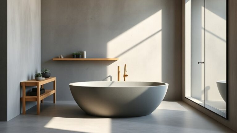 minimalist concrete bathroom designs