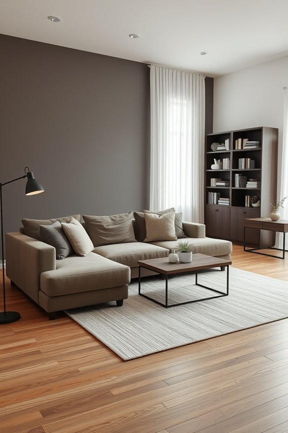 minimalist dark neutrals sanctuary