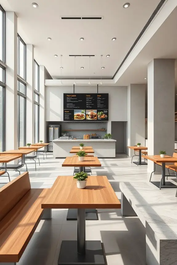 minimalist dining experience design