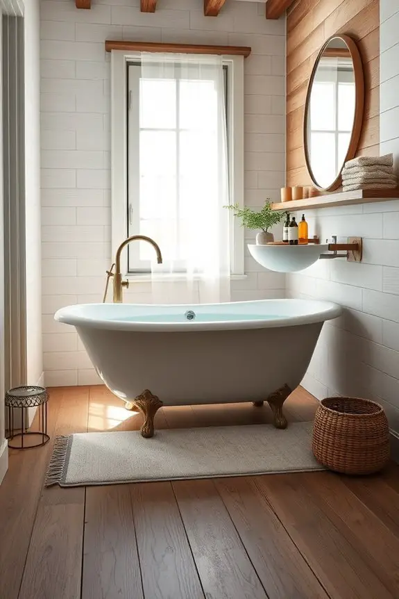 minimalist farmhouse bathroom design