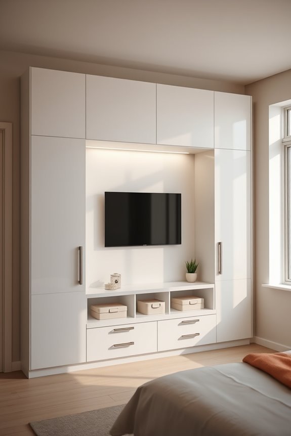 minimalist functional closet design