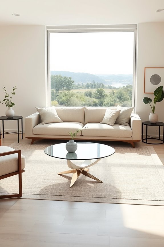 minimalist furniture for serenity