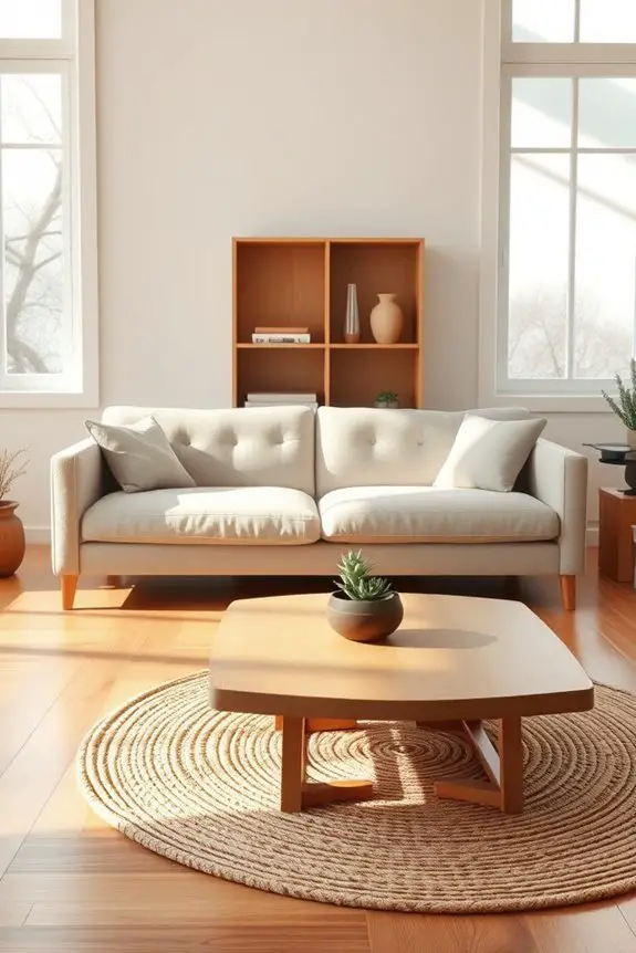 minimalist furniture for tranquility