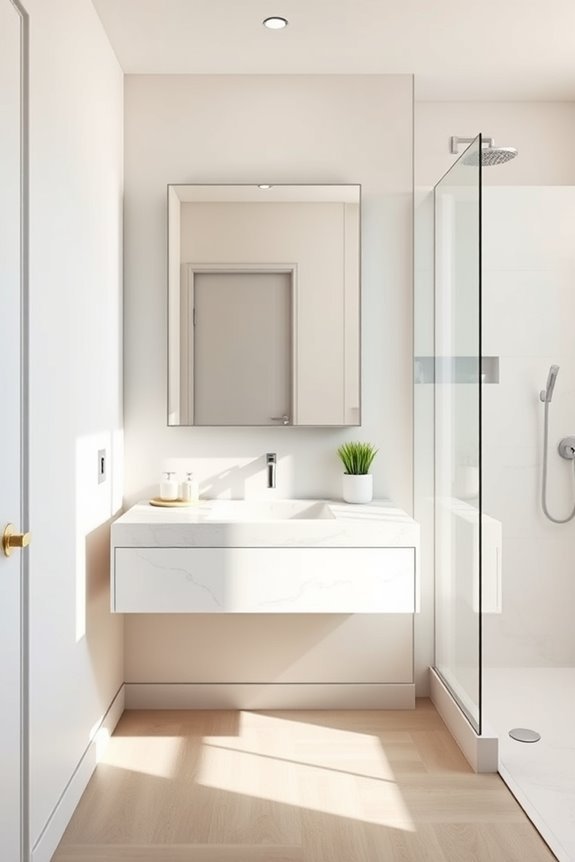 minimalist hotel bathroom design