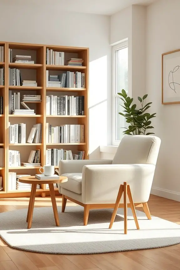 minimalist library design elegance