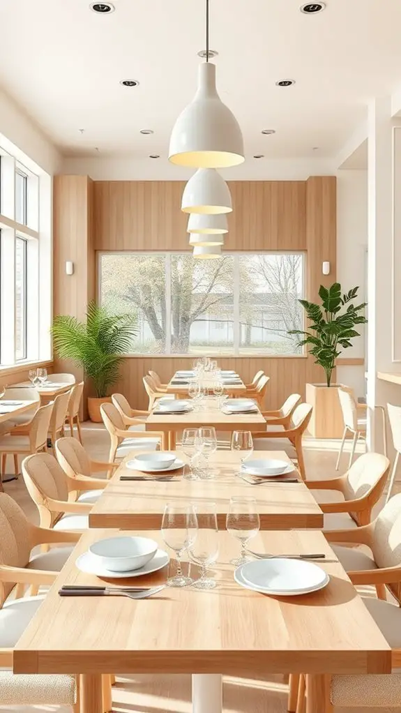 minimalist nordic dining aesthetic