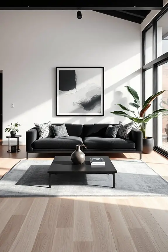 minimalist scandinavian living room