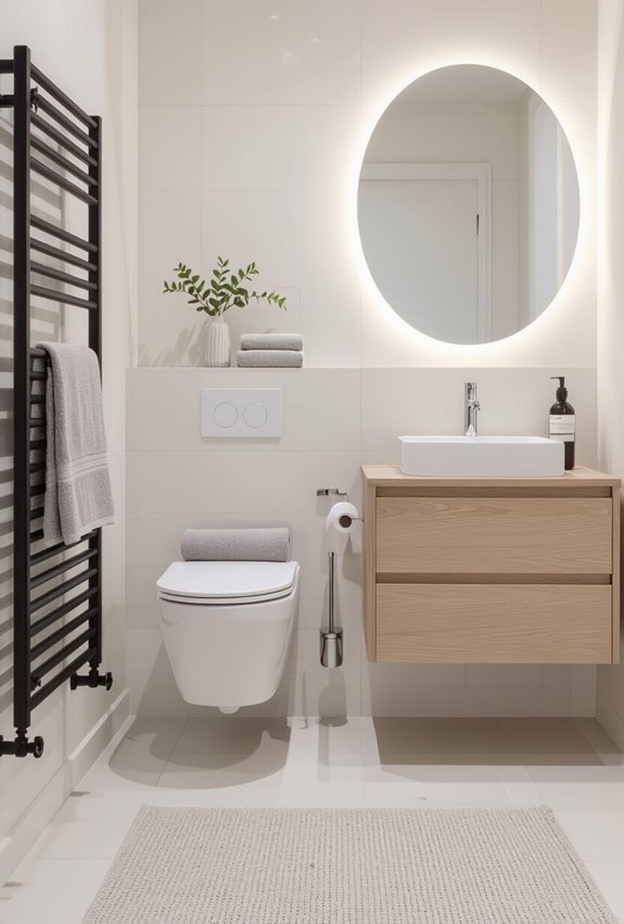 minimalist scandinavian toilet design