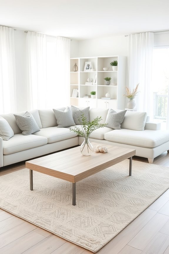 minimalist scandinavian white decor