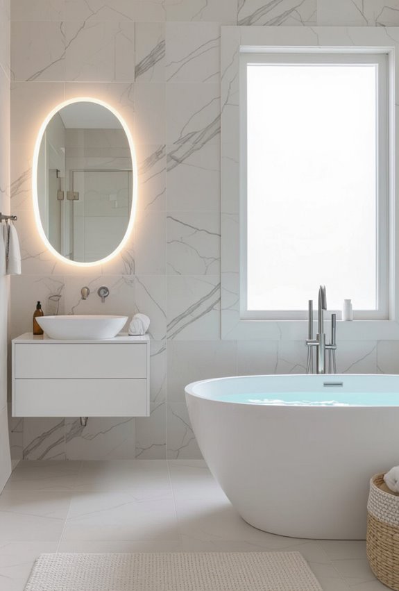minimalist wall mounted bathroom fixtures