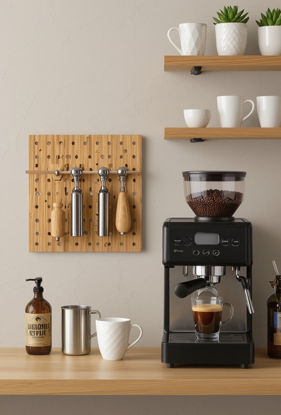 minimalist wall mounted tamper display