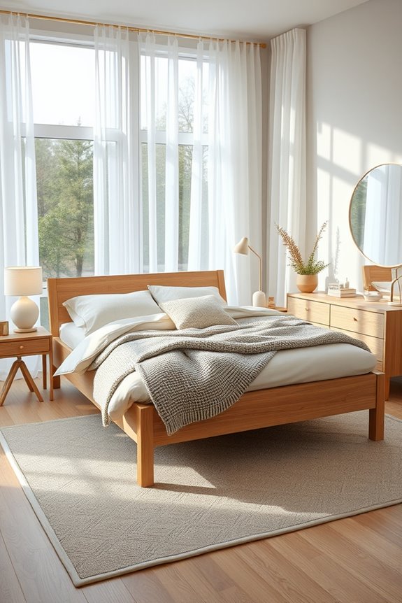 minimalistic scandinavian bedroom design