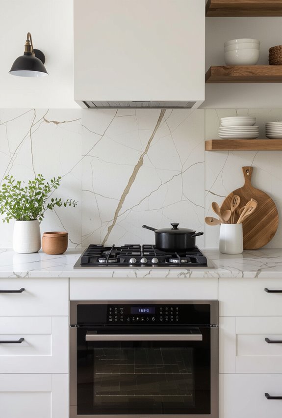 minimized grout seamless porcelain surfaces