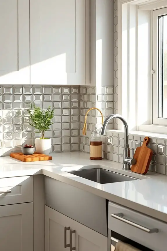 mirror tiles enhance spaces