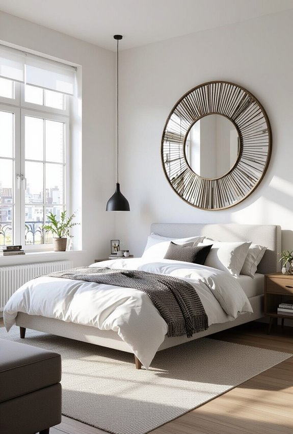 mirrors amplify light and space