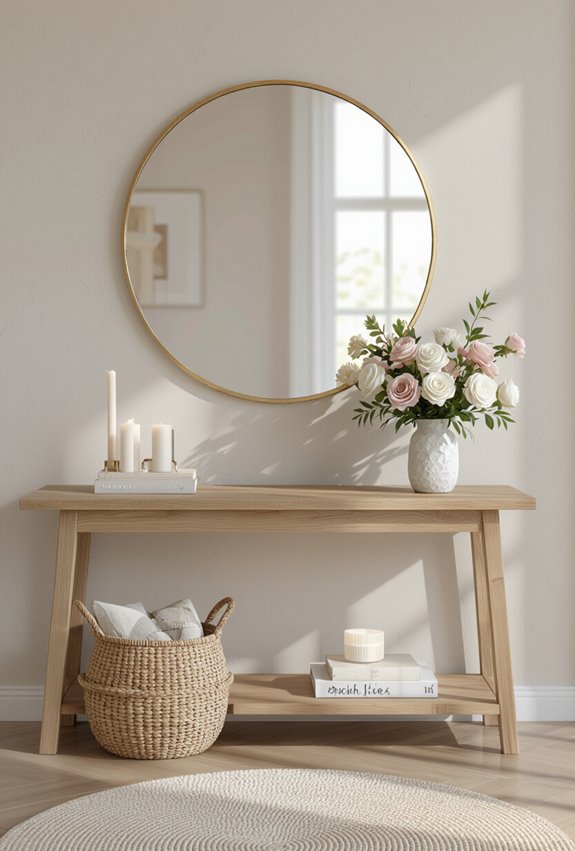 mirrors amplify light and space