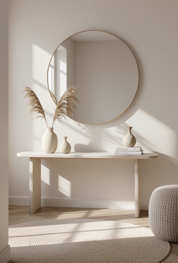 mirrors amplify light and space